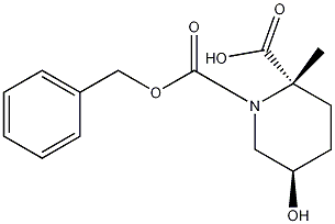 (2S,5R)-5-Hydroxy-1,2-piperidinedicarboxylic acid 2-methyl 1-benzyl ester