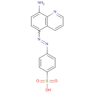 Benzenesulfonic acid, 4-[(8-amino-5-quinolinyl)azo]-