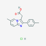 2-(6-Methyl-2-(p-tolyl)imidazo[1,2-a]pyridin-3-yl)acetic acid hydrochloride