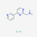(4-pyridin-3-ylpyrimidin-2-yl)methanamine;hydrochloride