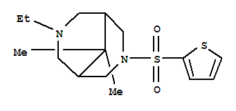3-ethyl-9,9-dimethyl-7-(thiophen-2-ylsulfonyl)-3,7-diazabicyclo[3.3.1]nonane
