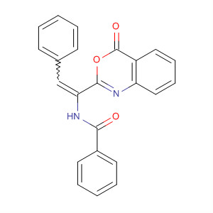 Benzamide, N-[1-(4-oxo-4H-3,1-benzoxazin-2-yl)-2-phenylethenyl]-