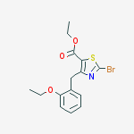 Ethyl 2-bromo-4-[(2-ethoxyphenyl)methyl]-1,3-thiazole-5-carboxylate