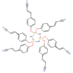 1,3,5,2,4,6-Triazatriphosphorine,2,2,4,4,6,6-hexakis[4-(2-cyanoethenyl)phenoxy]-2,2,4,4,6,6-hexahydro-
