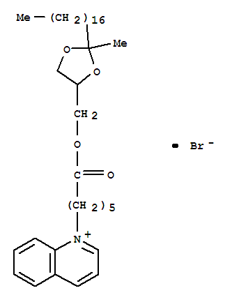 1-{6-[(2-heptadecyl-2-methyl-1,3-dioxolan-4-yl)methoxy]-6-oxohexyl}quinolinium bromide
