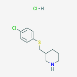 3-(4-Chloro-phenylsulfanylMethyl)-piperidine
hydrochloride