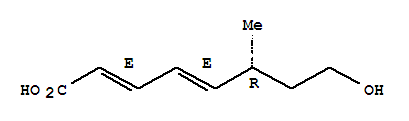 2,4-Octadienoicacid, 8-hydroxy-6-methyl-, [R-(E,E)]-
