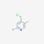 4-(chloromethyl)-2-fluoro-5-methylpyridine