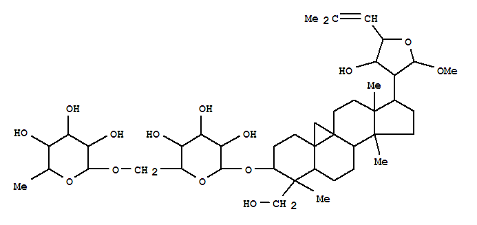 1H,19H-Cyclopropa[9,10]cyclopenta[a]phenanthrene,b-D-glucopyranoside deriv.