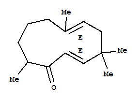 2,6-Cycloundecadien-1-one,4,4,7,11-tetramethyl-, (E,E)-