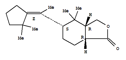 1(3H)-Isobenzofuranone,5-[1-(2,2-dimethylcyclopentylidene)ethyl]hexahydro-4,4-dimethyl-, [3aR-[3aa,5b(Z),7aa]]-