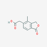 2-(4-methyl-1-oxo-1,3-dihydroisobenzofuran-5-yl)acetic acid
