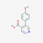 3-(4-hydroxyphenyl)pyridine-4-carboxylic Acid
