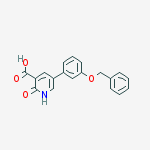 2-oxo-5-(3-phenylmethoxyphenyl)-1h-pyridine-3-carboxylic Acid