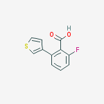 2-fluoro-6-thiophen-3-ylbenzoic Acid