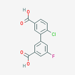 3-(3-carboxy-5-fluorophenyl)-4-chlorobenzoic Acid