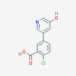 5-(3-CARBOXY-4-CHLOROPHENYL)-3-HYDROXYPYRIDINE