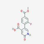 5-(2-fluoro-4-methoxycarbonylphenyl)-2-oxo-1h-pyridine-4-carboxylic Acid