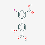 4-(3-carboxy-5-fluorophenyl)-2-hydroxybenzoic Acid