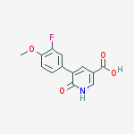 5-(3-fluoro-4-methoxyphenyl)-6-oxo-1h-pyridine-3-carboxylic Acid