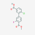 4-chloro-3-(3-fluoro-4-methoxycarbonylphenyl)benzoic Acid