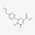5-[4-(hydroxymethyl)phenyl]-6-oxo-1h-pyridine-3-carboxylic Acid