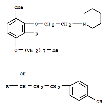 4-{3-hydroxy-3-[3-methoxy-6-(octyloxy)-2-(2-piperidin-1-ylethoxy)phenyl]propyl}phenol