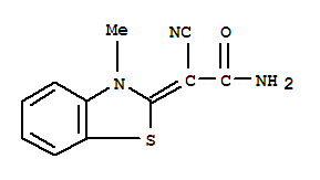 Acetamide,2-cyano-2-(3-methyl-2(3H)-benzothiazolylidene)-