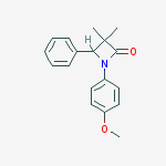 2-Azetidinone, 1-(4-methoxyphenyl)-3,3-dimethyl-4-phenyl-