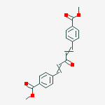 Benzoic acid, 4,4'-(3-oxo-1,4-pentadiene-1,5-diyl)bis-, dimethyl ester