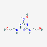 1,3,5-Triazin-2(1H)-one, 4,6-bis[(2-hydroxyethyl)amino]-, oxime