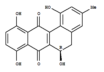 Benz[a]anthracene-7,12-dione,5,6-dihydro-1,6,8,11-tetrahydroxy-3-methyl-, (R)-