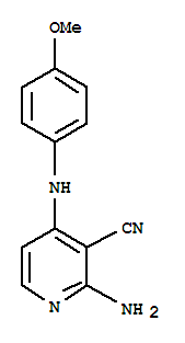 2-amino-4-[(4-methoxyphenyl)amino]pyridine-3-carbonitrile