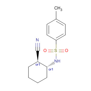 Benzenesulfonamide, N-[(1R,2R)-2-cyanocyclohexyl]-4-methyl-, rel-