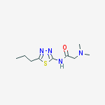 2-(dimethylamino)-n-(5-propyl-1,3,4-thiadiazol-2-yl)acetamide