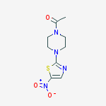 1-Acetyl-4-(5-nitro-2-thiazolyl)piperazine