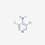 3-bromo-5-chloro-n-methylpyridin-4-amine