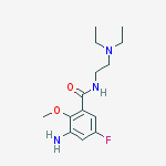 3-amino-N-[2-(diethylamino)ethyl]-5-fluoro-2-methoxybenzamide