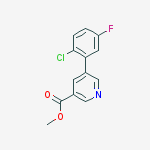 Methyl 5-(2-chloro-5-fluorophenyl)nicotinate