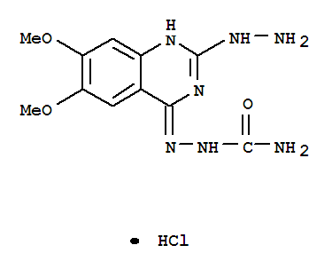 2-(2-hydrazino-6,7-dimethoxyquinazolin-4-yl)hydrazinecarboxamide hydrochloride