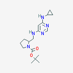2-[(6-CyclopropylaMino-pyriMidin-4-ylaMino)-Methyl]-pyrrolidine-1-carboxylic acid tert-butyl ester