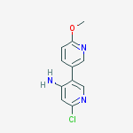 2-chloro-5-(6-methoxypyridin-3-yl)pyridin-4-amine