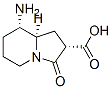 INDOLIZIN-2-YLCARBOXYLIC ACID 8-AMINOOCTAHYDRO-3-OXO-,[2S-(2A,8A,8AA)]-
