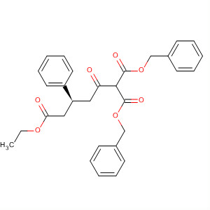 1,1,5-Pentanetricarboxylic acid, 2-oxo-4-phenyl-, 5-ethyl1,1-bis(phenylmethyl) ester, (S)-