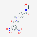 N'-[4-(morpholin-4-ylcarbonyl)phenyl]-3,5-dinitrobenzohydrazide