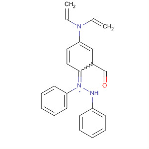 Benzaldehyde, 4-(diethenylamino)-, diphenylhydrazone