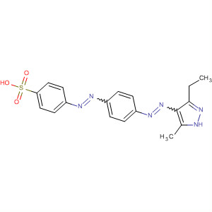 Benzenesulfonic acid,4-[[4-[(3-ethyl-5-methyl-1H-pyrazol-4-yl)azo]phenyl]azo]-