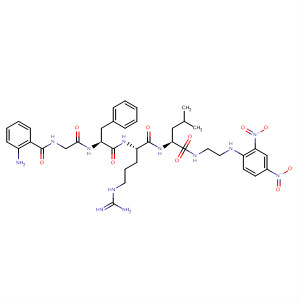 L-Leucinamide,N-(2-aminobenzoyl)glycyl-L-phenylalanyl-L-arginyl-N-[2-[(2,4-dinitrophenyl)amino]ethyl]-