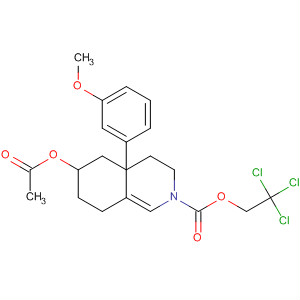 2(3H)-Isoquinolinecarboxylic acid,6-(acetyloxy)-4,4a,5,6,7,8-hexahydro-4a-(3-methoxyphenyl)-,2,2,2-trichloroethyl ester