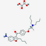 (5-Amino-2-butyl-3-benzofuranyl)[4-[2-(dibutylamino)ethoxy]phenyl]methanone